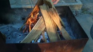 Как разжечь костер .Мангал . С чего начать . Угли для шашлыка