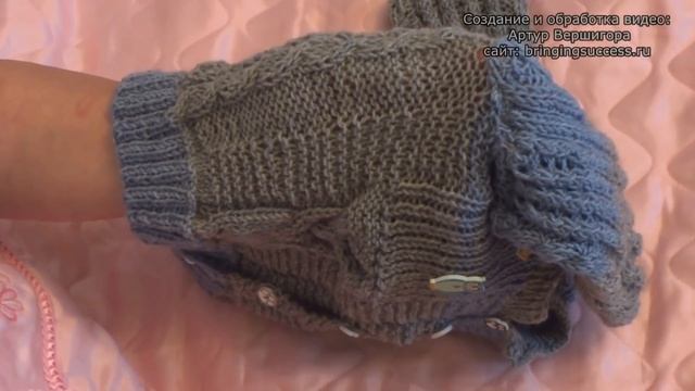 Дополнение к видео Вязание жакета для мальчика 1,5 года Сова спицами после части 2 смотреть онлайн