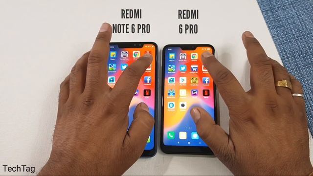 Redmi Note 6 Pro Vs Redmi 6 Pro Speed Test | TechTag
