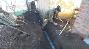 ПРОКЛАДЫВАЮ КАНАЛИЗАЦИОННЫЕ ТРУБЫ / КУПИЛ ЩЕБЕНЬ / КАНАЛИЗАЦИЯ / СЕПТИК