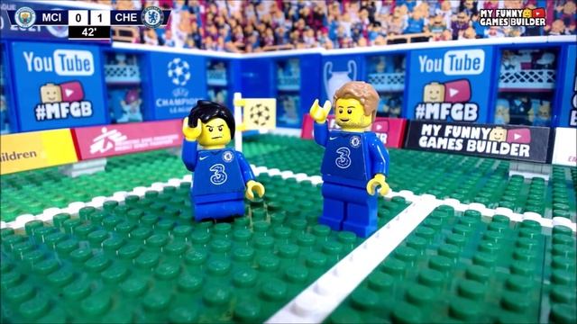Champions League Final 2021 • Manchester City vs Chelsea 0-1 ? All Goals & Highlights Lego Football смотреть онлайн