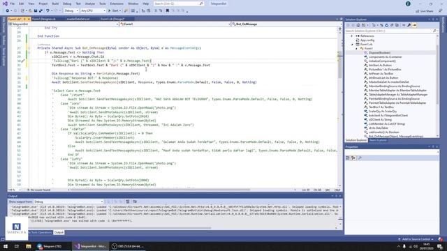 Membuat BOT TELEGRAM - VB .NET (Part11) Monitoring Message смотреть онлайн