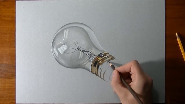 How to draw a realistic lightbulb 2 смотреть онлайн