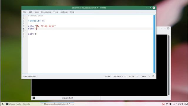 10. Bash Command Substitution - Assign Linux Command Outputs to Variables смотреть онлайн