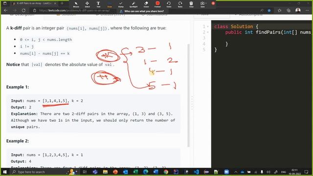 L6. K-diff Pairs in an Array || Leetcode || HashMap || C++ || Java || #90dayschallenge || #day6 смотреть онлайн