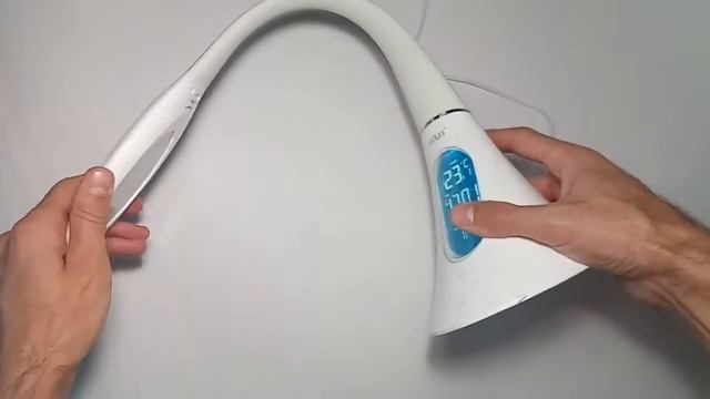 Светильник Luxel TL-03W, 220V 10W, LCD-экран с термометром, часами и календарем смотреть онлайн