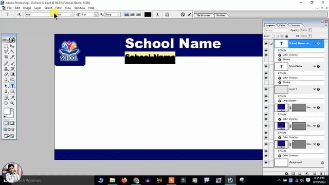 Photoshop Me Id Card Design Kaise Kare | Id Card Design - Creative Id Card Design смотреть онлайн