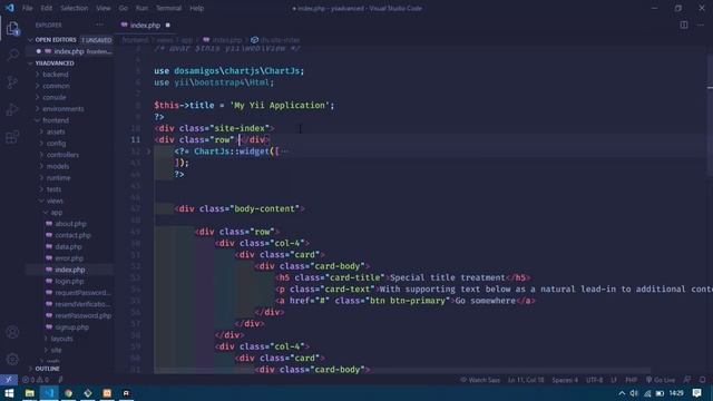 Yii2 framework indonesia - membuat chart (chartjs) (spesial episode) #part1 смотреть онлайн