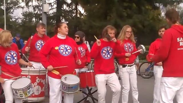 Студия бразильских барабанов Samba Real на фестивале Московском Велопараде смотреть онлайн