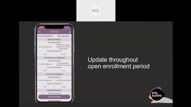 Mobile Open Enrollment app for JDE | ERP Suites Mobility смотреть онлайн