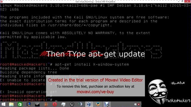 oh no something has gone wrong while Kali Linux (solved) смотреть онлайн