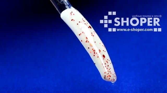 Гель-лак с блестками Shimmer "Клубничное желе" GVD-03 смотреть онлайн