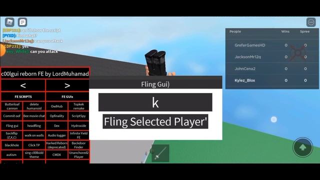 Fling Gui Very Op Script | Arceus x Script | Roblox Mobile Script смотреть онлайн