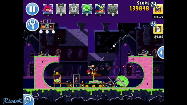 Angry Birds Friends Halloween Mania! смотреть онлайн