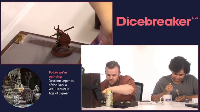 Painting a Promo Figure from Descent: Legends of the Dark & Orruks from WARHAMMER AoS - Dicepainter смотреть онлайн