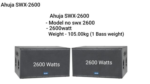 FULL DJ SETUP - AHUJA SWX-2600 AND AHUJA SRX-510 || AHUJA AMPLIFIER LXA-4500 AND AHUJA UBA-800 смотреть онлайн