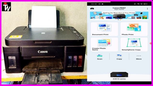 How to setup mobile wifi on canon G3010 printer | Canon G3010 wifi setup | mobile ae printout kaise смотреть онлайн