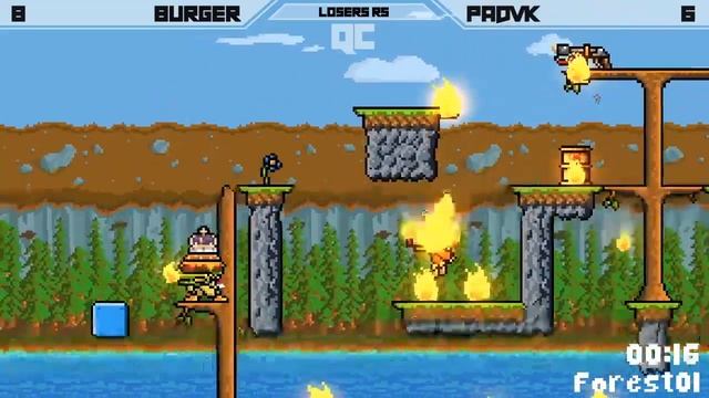 Duck Game 1v1 - padvk vs Burger смотреть онлайн