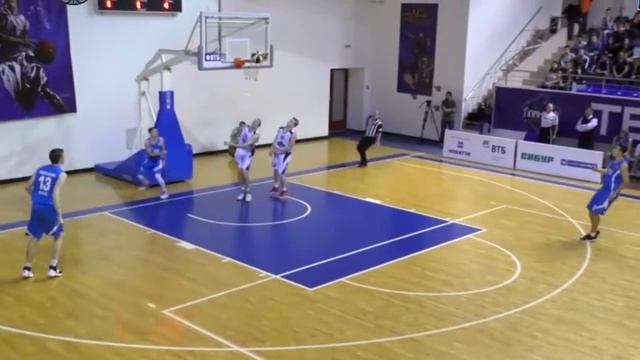 СЛ ВТБ. УГТУ - Гвардия-ТИУ (20.11.17) Блокшот Ильюкевича и бросок сверху Свергунова смотреть онлайн