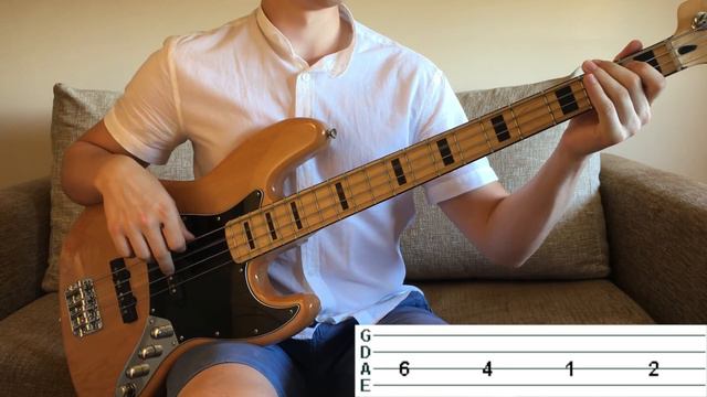 ATTENTION - Charlie Puth | BASS COVER WITH TAB | смотреть онлайн