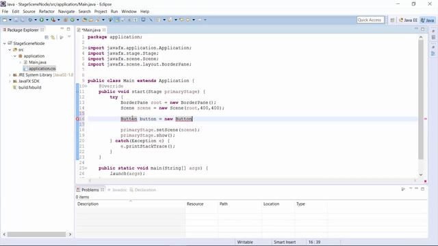 002 JavaFX 8 GUI - Tolle Benutzeroberflächen bauen - Erstes Fenster Stage Scene Node смотреть онлайн