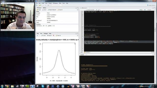Metropolis-Hastings, the Gibbs Sampler, and MCMC смотреть онлайн