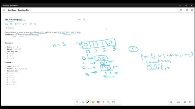 Leetcode Counting Bits Solution || Beginner Friendly Approach || Programmed by a Beginner :p смотреть онлайн