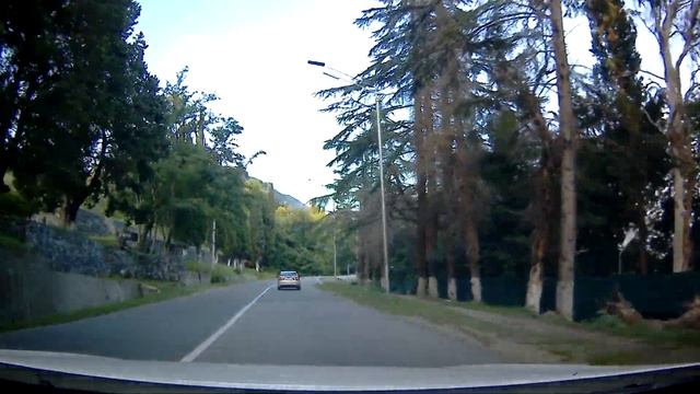 Абхазия, дорога в Сухум. Сухумское шоссе. смотреть онлайн