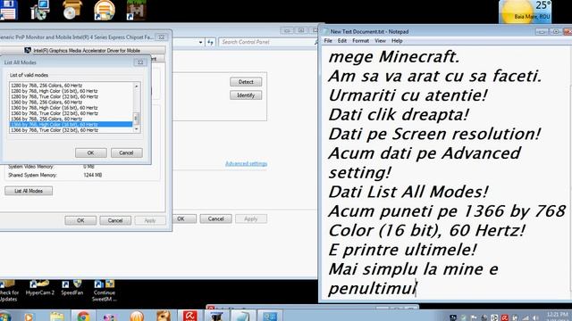 Cum sa faci sa mearga Minecraft pe Windows 7 смотреть онлайн