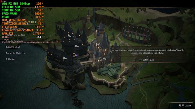 Hogwarts Legacy, Xeon 2640v3 em Unlock + Rx 580 em Overclock смотреть онлайн