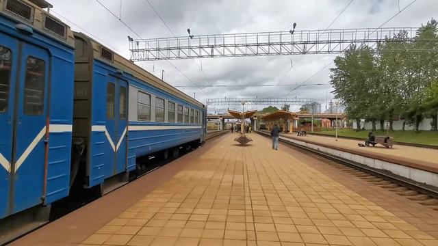 Электропоезд Эр9т-701 на ст. Минск Северный / ER9T-701 EMU On The Minsk North Station