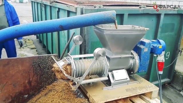 Шнековый обезвоживатель ( червячный пресс ) смотреть онлайн