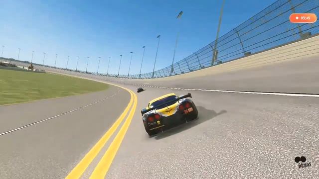RR3 Chevrolet Corvette C6.R GT2. At Daytona race track!! hard race смотреть онлайн