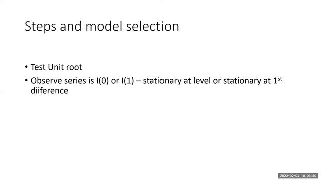 Model Selection for Time Series смотреть онлайн