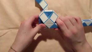 Символ 2023.  Кролик из змейки. Змейка 36 блоков. Rabbit.