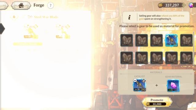 Valiant Force 2 - Gear promote and upgrade lag is real смотреть онлайн