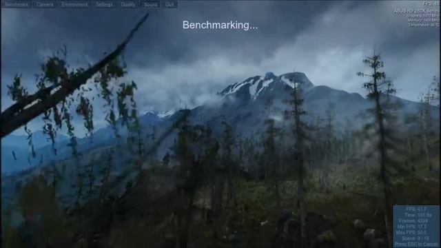 Valley Benchmark: ASUS R9 280X OC Edition 3GB + FX-6300 3.5GHz смотреть онлайн