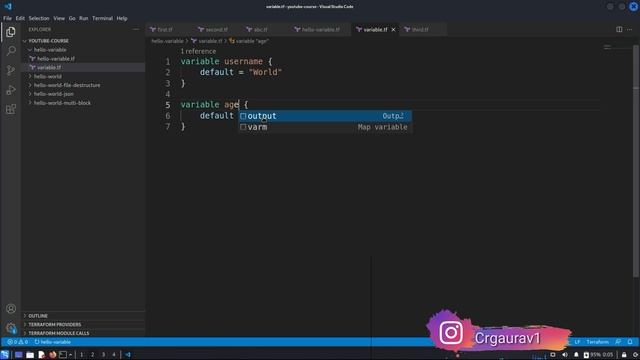 12. Terraform (In Hindi) - Multiple variable смотреть онлайн