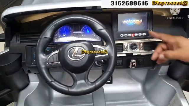 camioneta gigante original lexus lx570, pantalla, 4 motores, llanta goma, cojineria cuero 2 niños смотреть онлайн