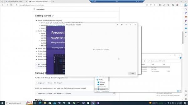 Install Rust Kaspa Node in Windows