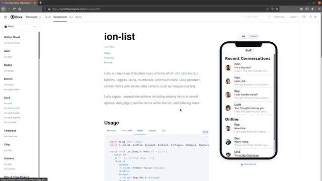 UI components in Ionic (Tabs, Ion-Grid, Ion-Cards, Buttons) смотреть онлайн