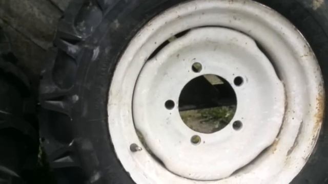 Большие 16 дюймовые колеса на мотоблок Беларус-09 МТЗ смотреть онлайн