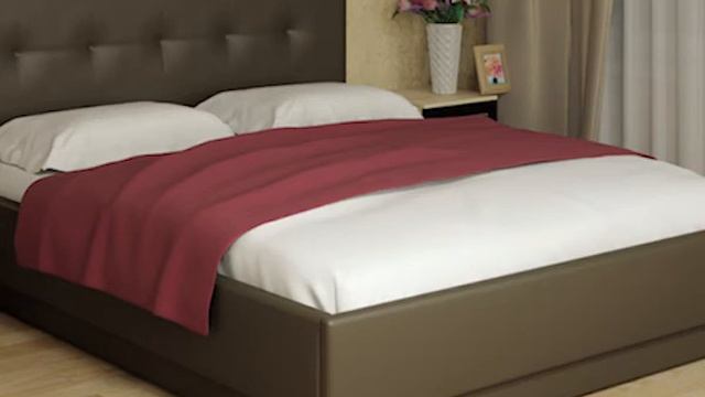 Двухспальная кровать с матрасом смотреть онлайн