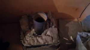 Установка печи Везувий - 5 на даче своими руками.