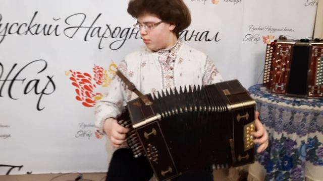 Русские наигрыши на гармошке венского строя - Тимофей Губин Смоленская область