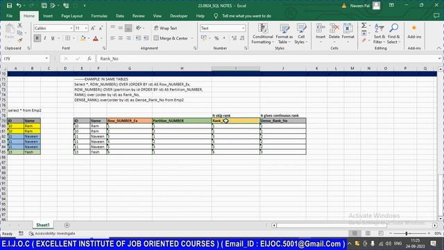 14_23.0924_MicroSoft SQL Server Tutorials_0027_Row_Number, Partitionby, Rank, DenseRank, Ntile-Part смотреть онлайн