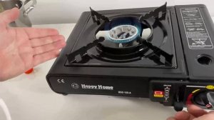 Газовая плита портативная туристическая Happy Home bdz 155 а