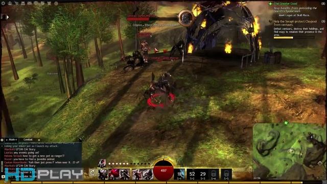 Guild Wars 2 Walkthrough - Part 10 Human Thief | Heartwoods смотреть онлайн