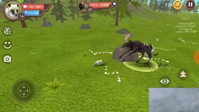 Играю в симулятор волка WolrKraft за лису. смотреть онлайн