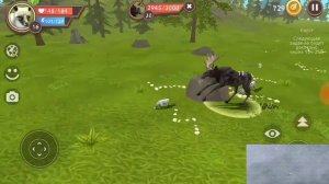 Играю в симулятор волка WolrKraft за лису.